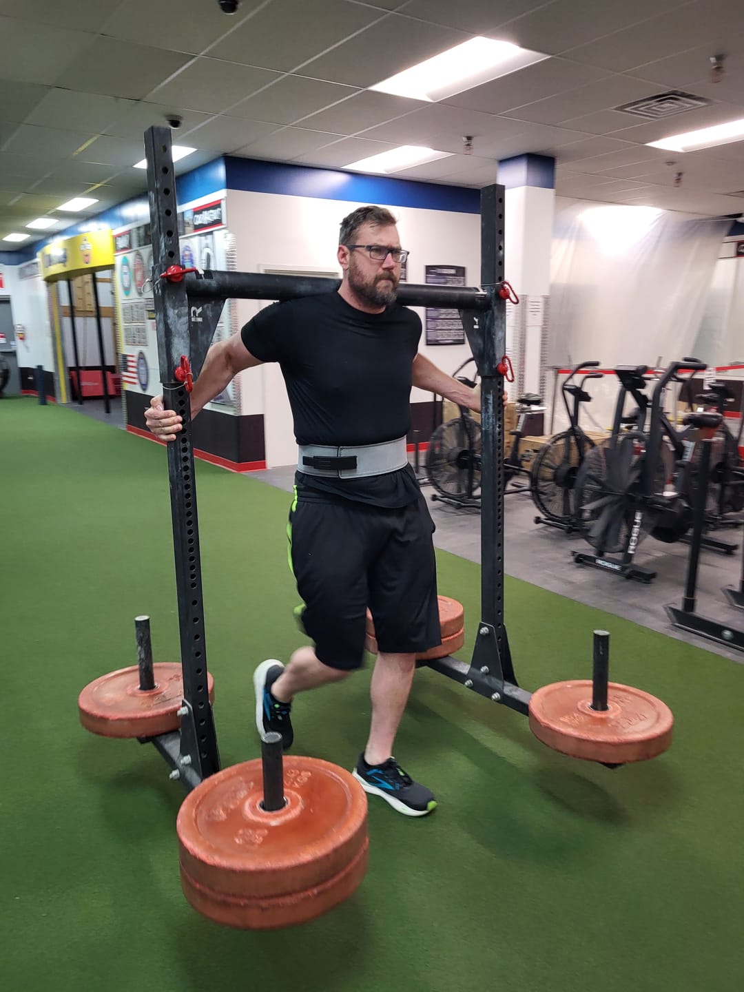 Customer photo review of Evolution Athletics 10mm Lever Belt
