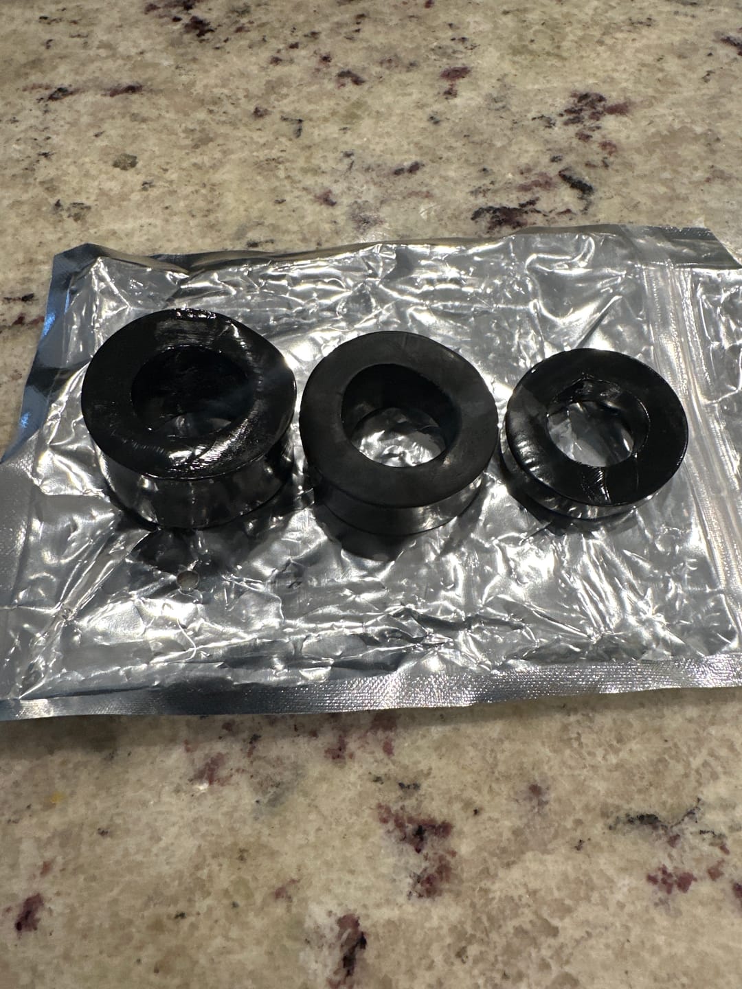 Customer photo review of Ball Stretcher Pack - 3 sizes