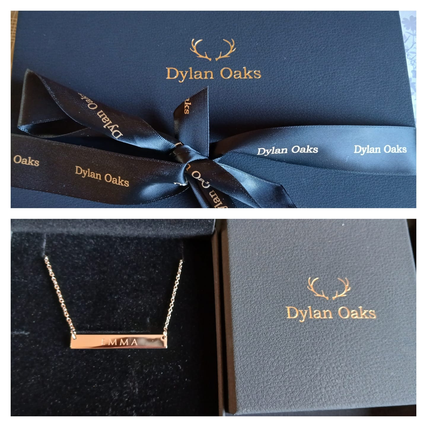 Customer photo review of 3cm Precious Letter Bar in Silver