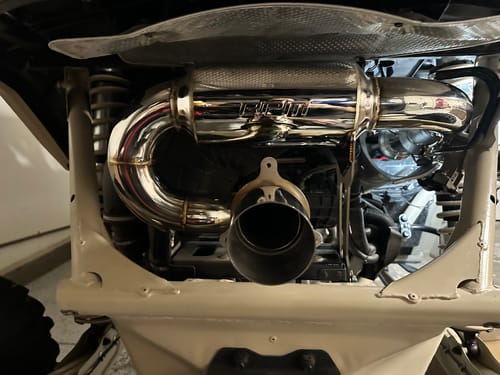 Customer photo review of RPM X3 FULL 3" Exhaust Monster Core Muffler & Mid Pipe Can Am Maverick X3 Turbo, R, & RR 2017-2025