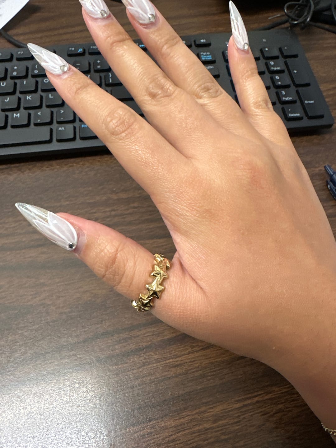 Customer photo review of Orbital Star Ring