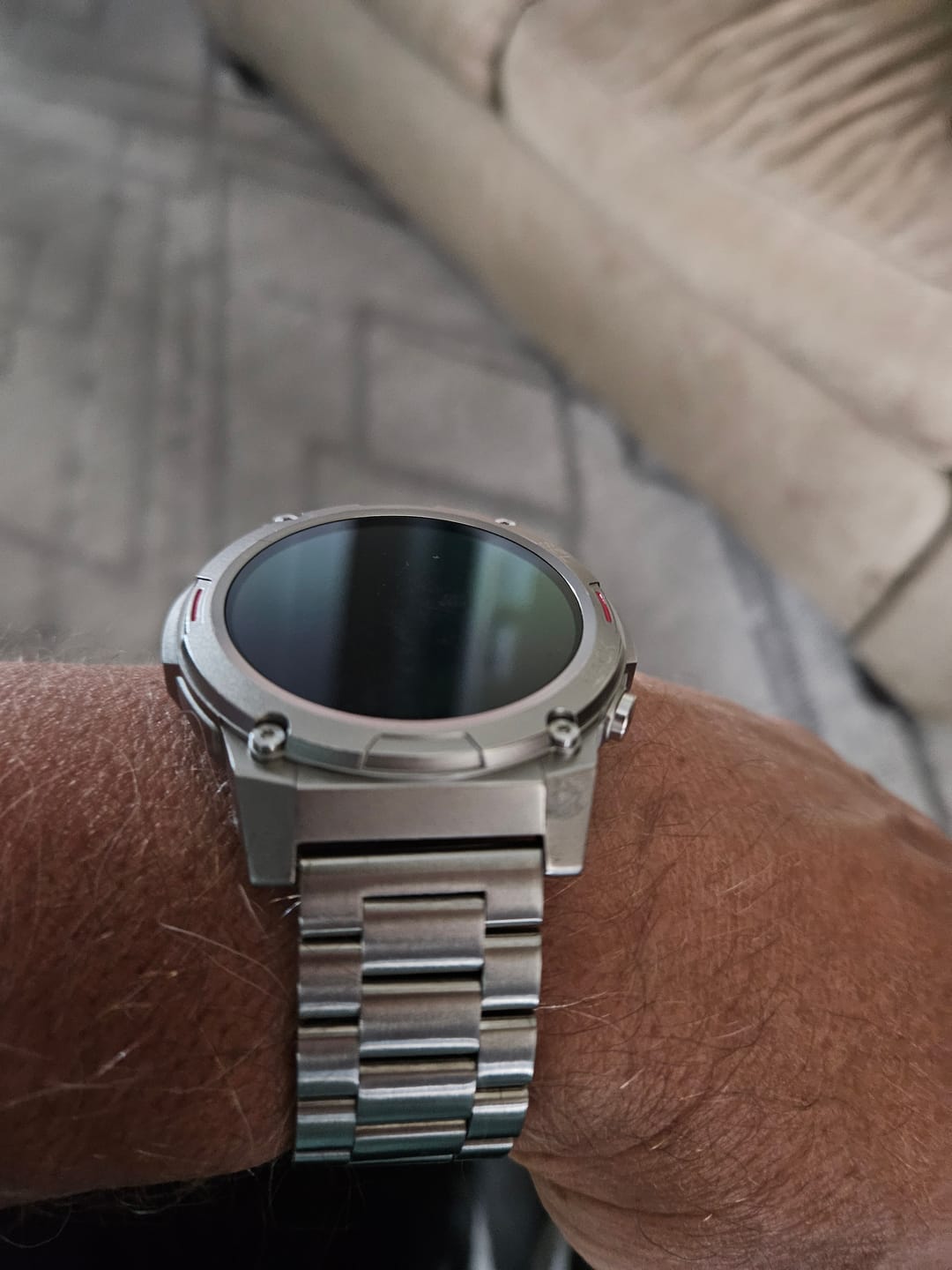 Customer photo review of Silver Steel Loop
