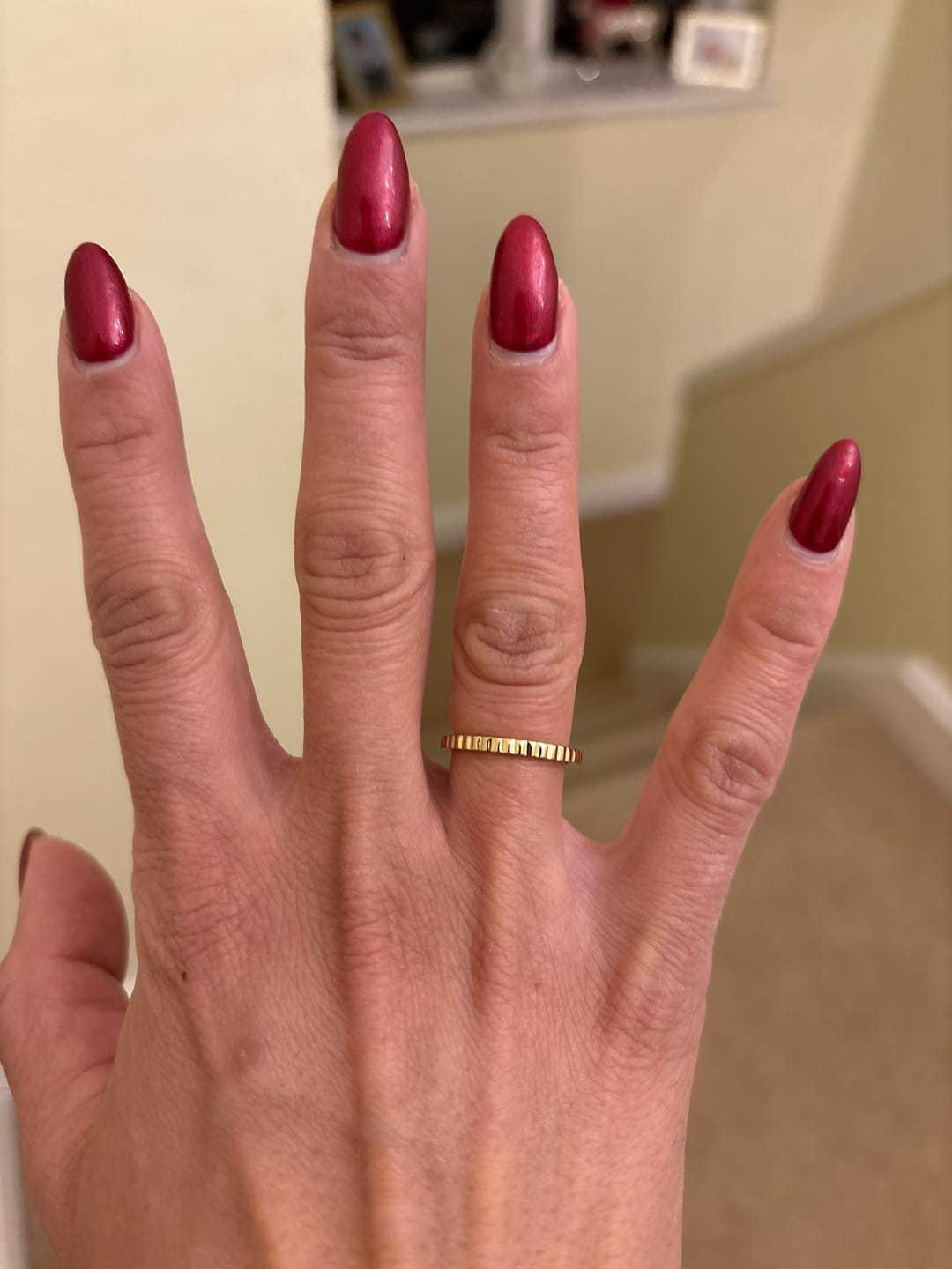 Customer photo review of Mini Pleat Slim Ring