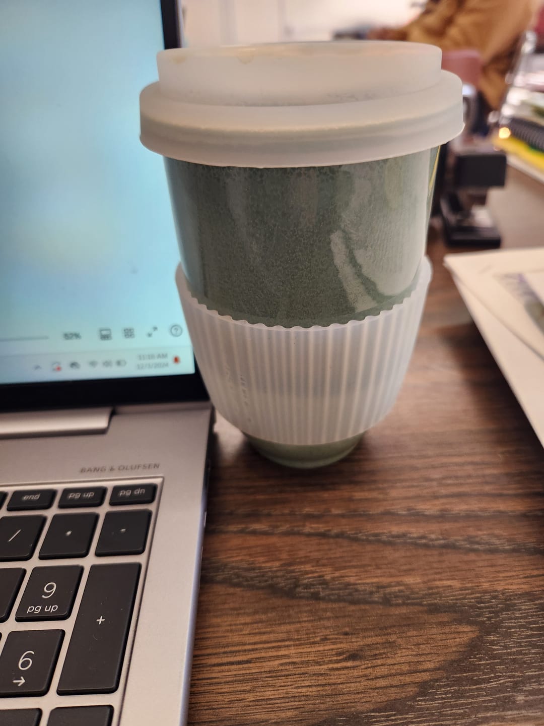Customer photo review of Emerald Cup (Includes Lid & Band)