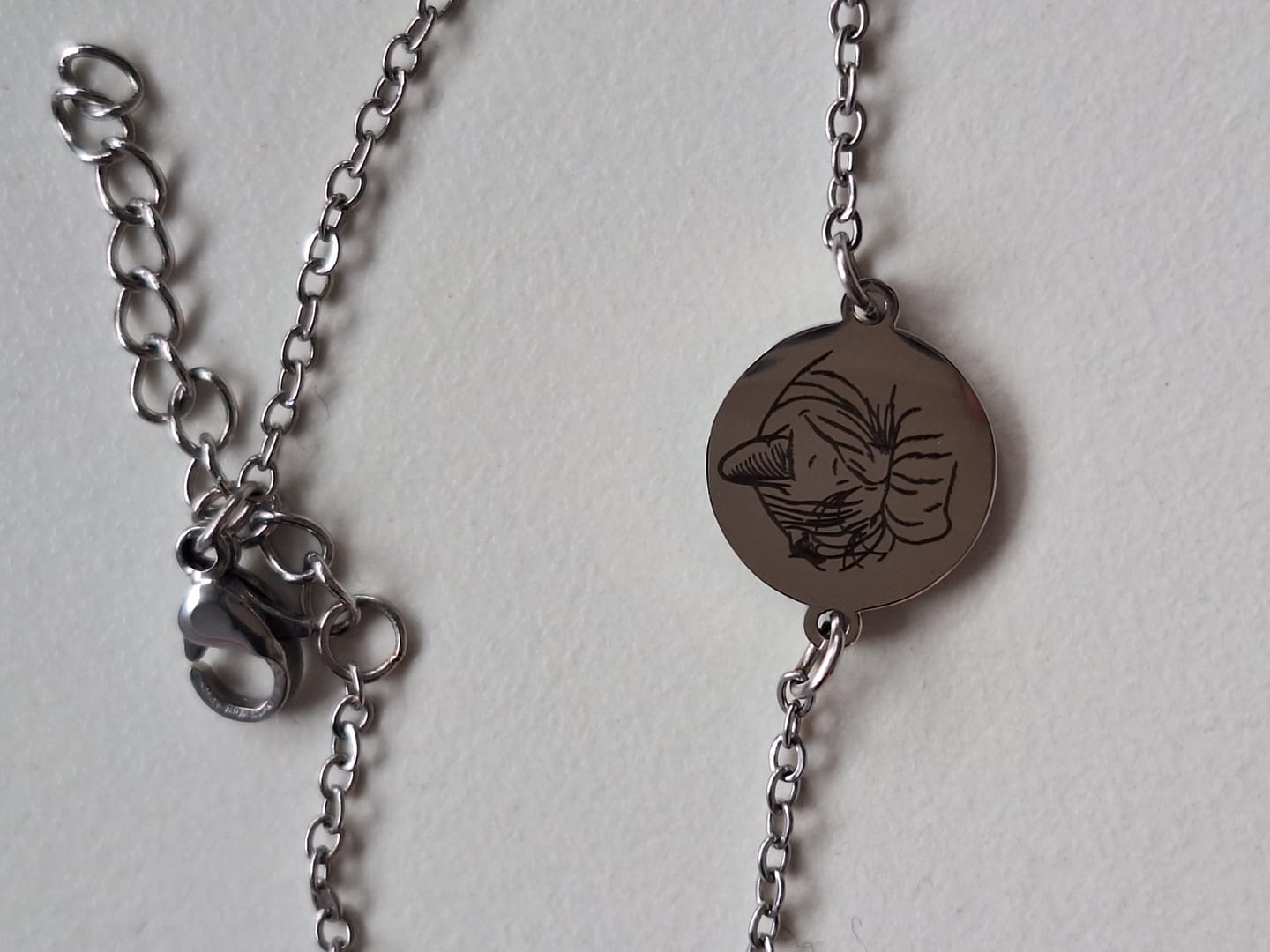 Customer photo review of Rückseitengravur