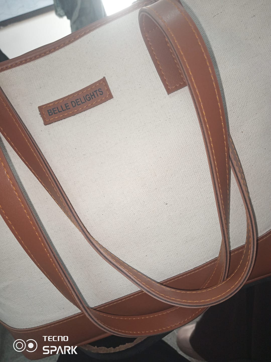 Customer photo review of TOTE BAG BROWN