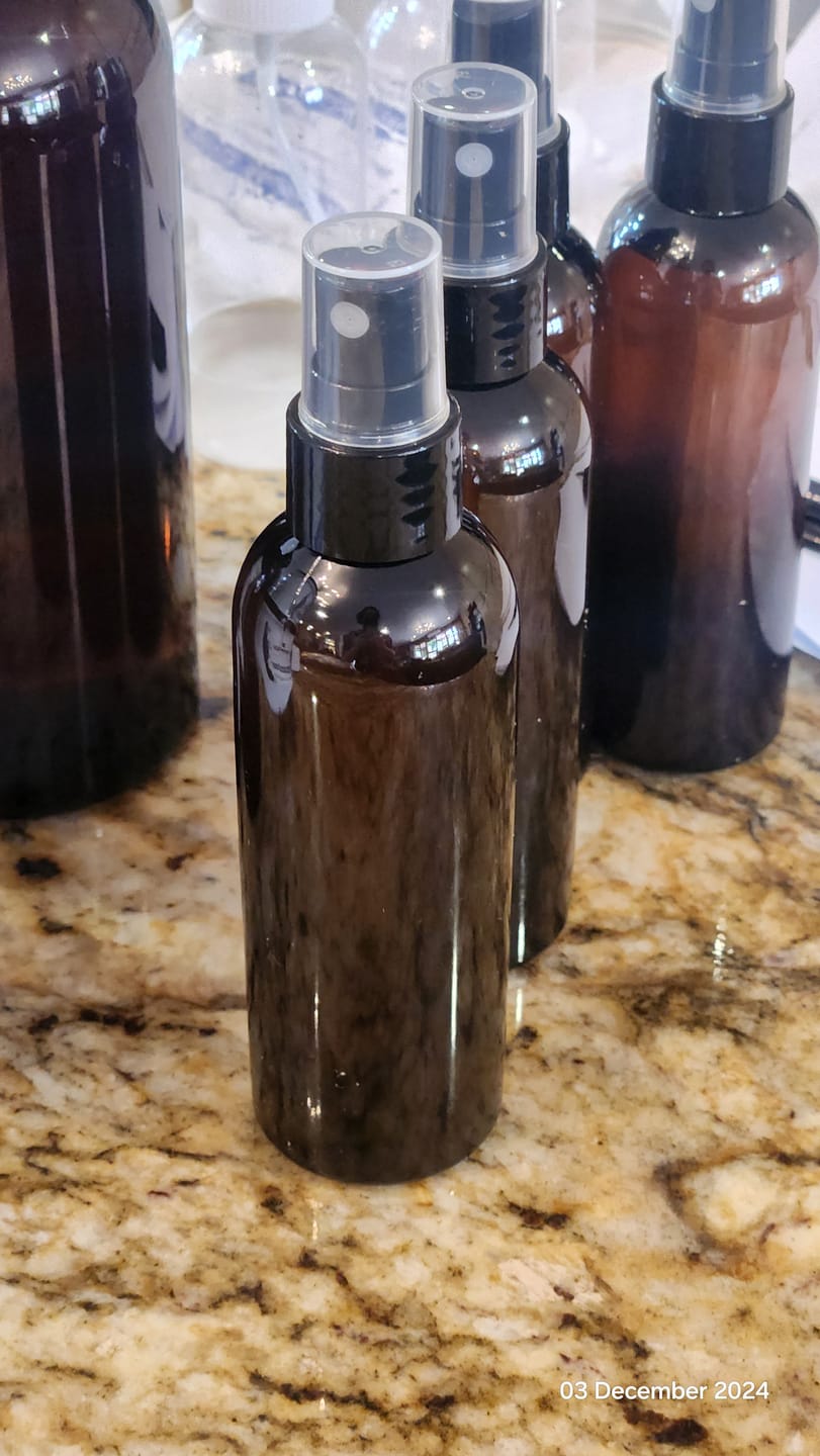 Customer photo review of 100 ml PET Boston Tall Bottle (20 mm neck) - No Closure - Amber