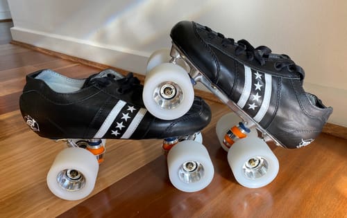 Customer photo review of Quadstar Speed Roller Skate Boots