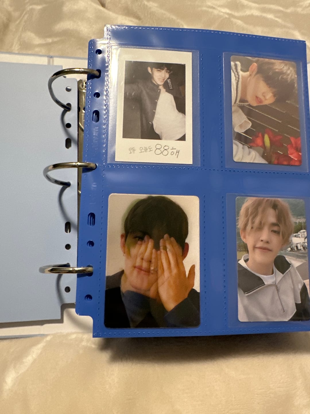 Customer photo review of Custom Colored A5 4-Pocket Pages - Standard Photocard