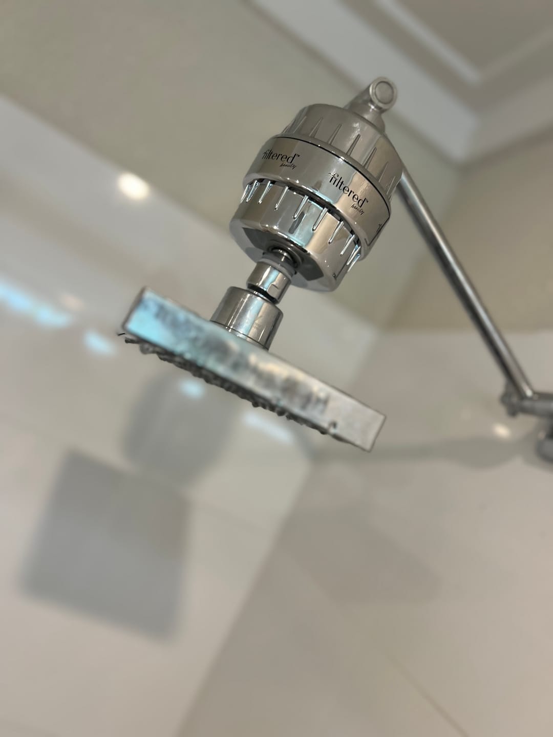 Customer photo review of Shower Purifier - Silver