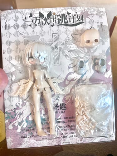 Customer photo review of Ten Thousand Escape Plans Series Angel BJD Action Figure