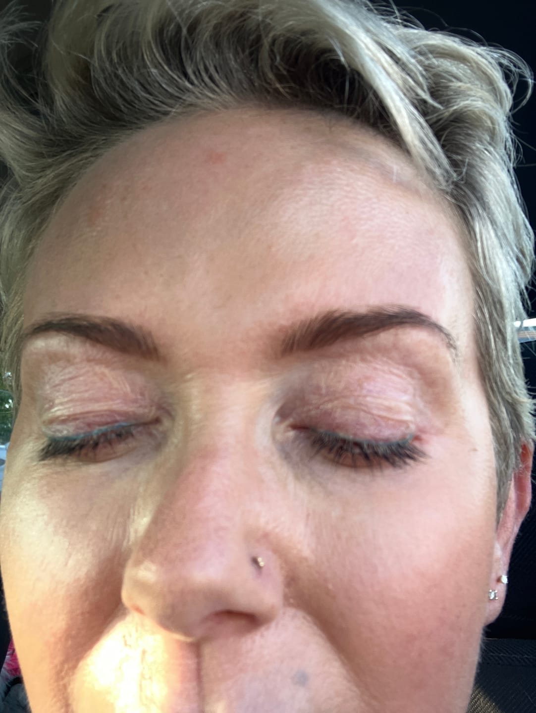 Customer photo review of Purely Lashes Lash Growth Serum