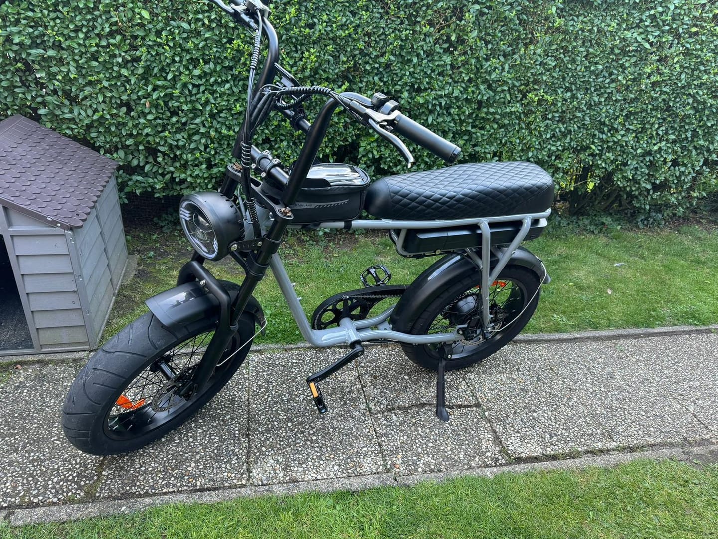Customer photo review of EB2 Fatbike - Grijs (incl. kettingslot, bekerhouder & tasje)