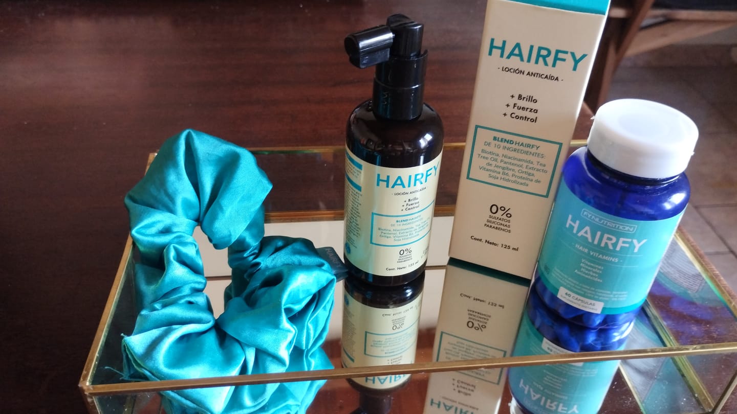 Customer photo review of Scrunchies Hairfy