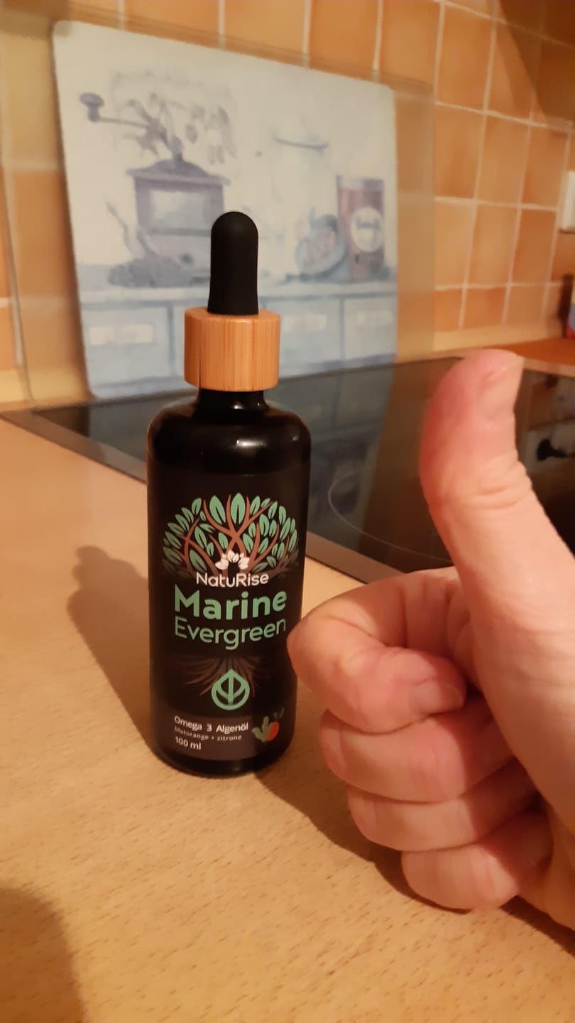 Customer photo review of Omega-3 Algenöl (100ml)