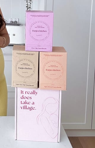 Customer photo review of Choc Chip Mama Biscuits