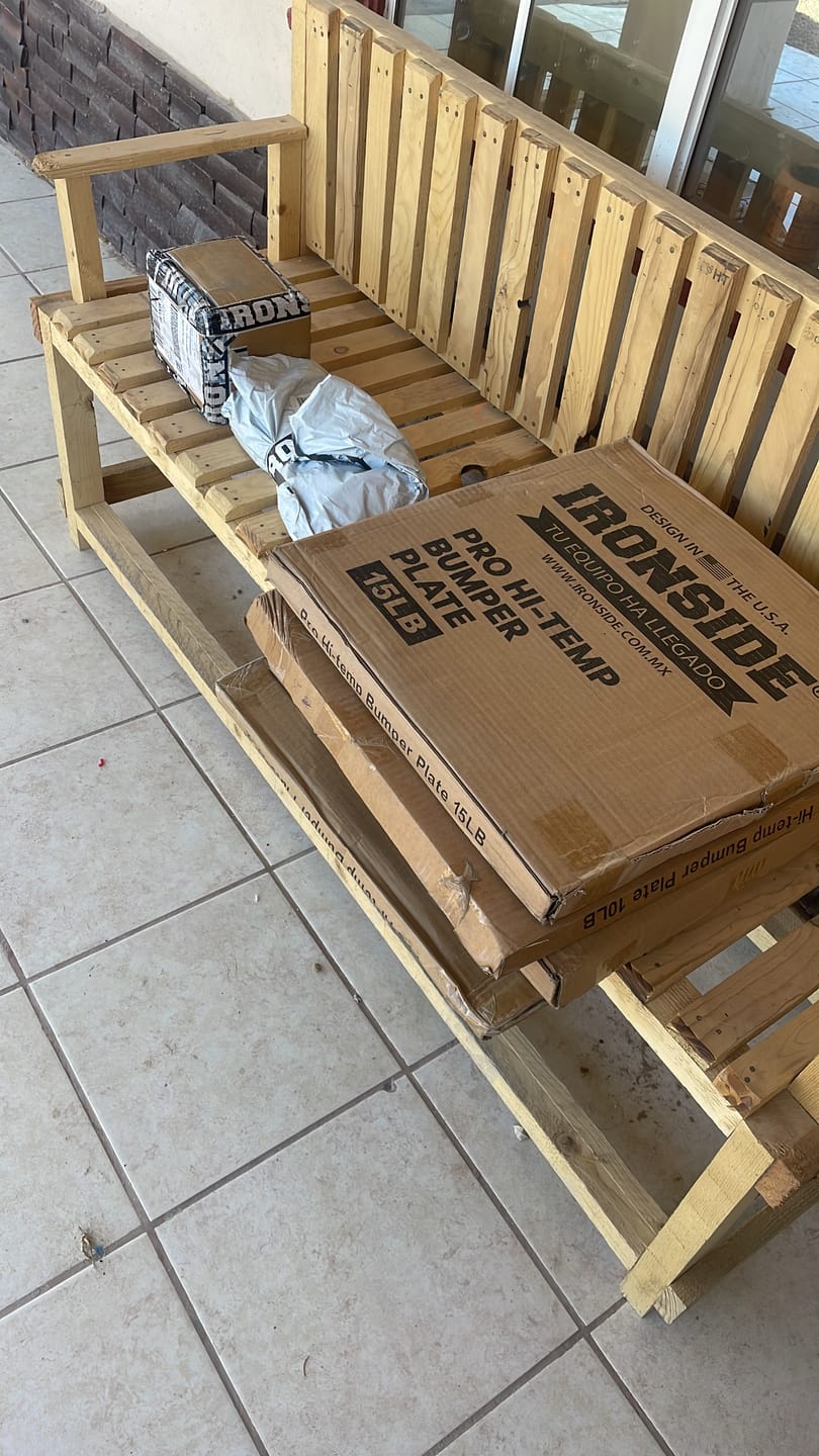 Customer photo review of Discos Olímpicos Bumper Hi-Temp IRONSIDE (LB)