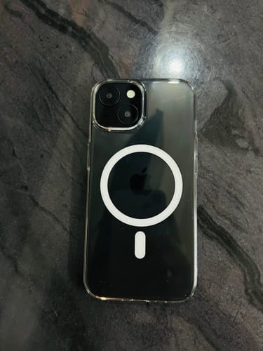 Customer photo review of Anti-Yellow Magsafe Clear Case