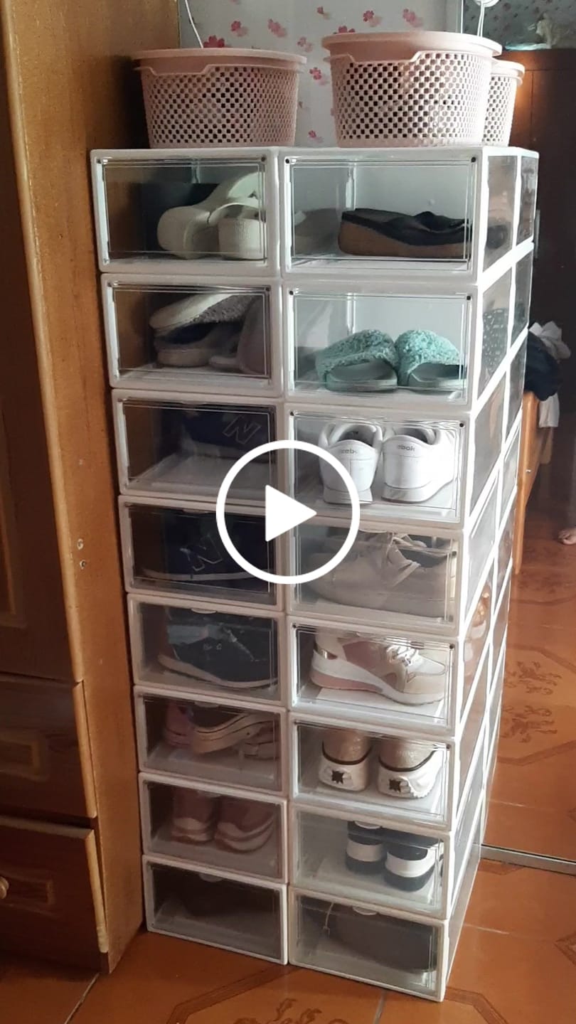 Customer video review of Caja Organizadora de Zapatos Blanca Transparente (caja unitaria) Cada Cosa En Su Lugar®