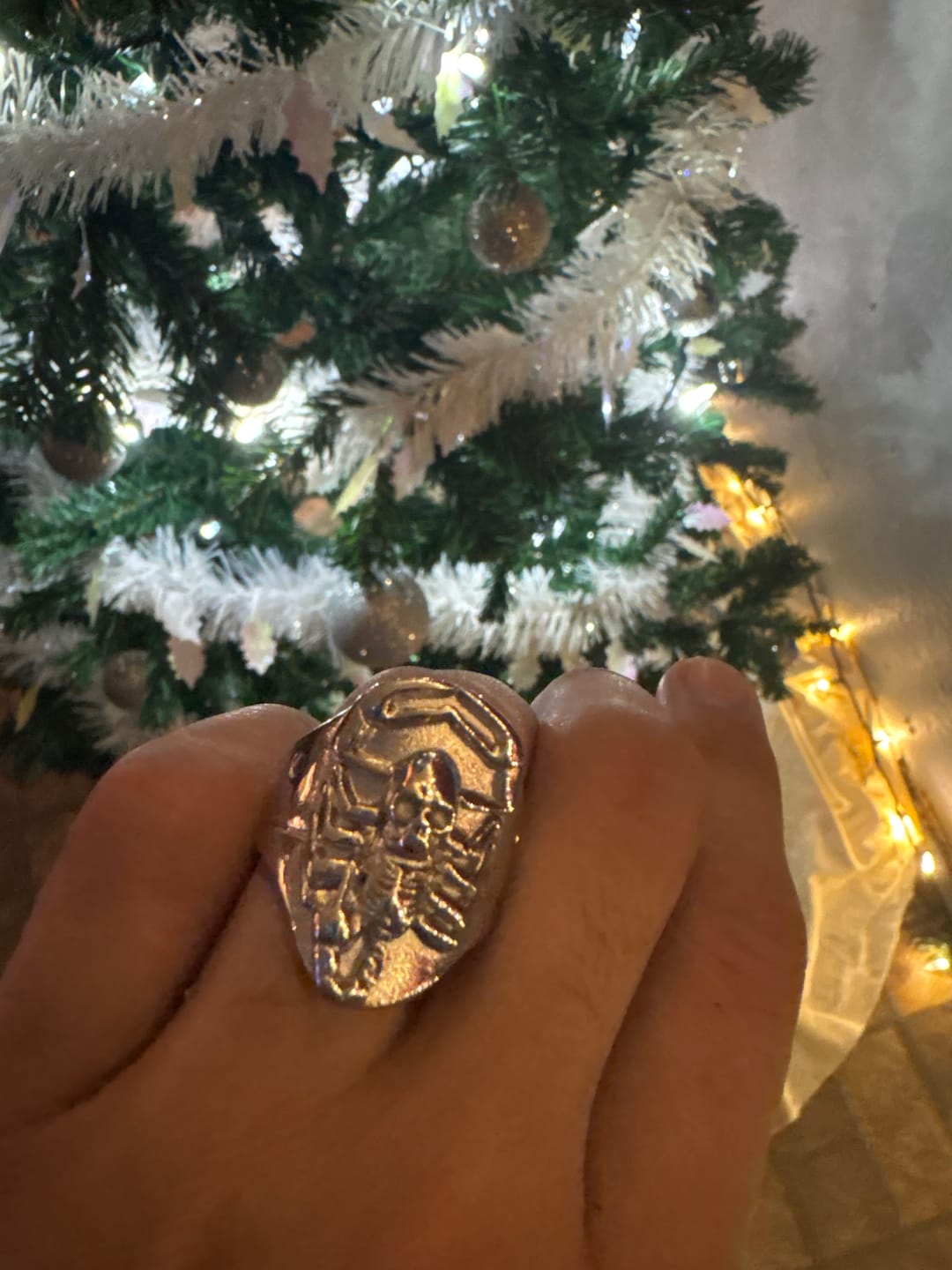 Customer photo review of RISING SCORPIO RING