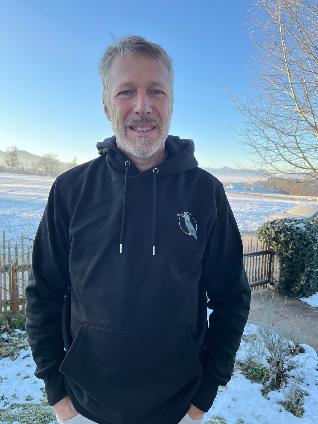 Customer photo review of Eisvogel ganz Bio Männer T-Shirt
