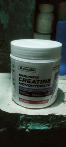 Customer photo review of Wellcore - Pure Micronised Creatine Monohydrate (307g, 83 Servings) Fruit Fusion