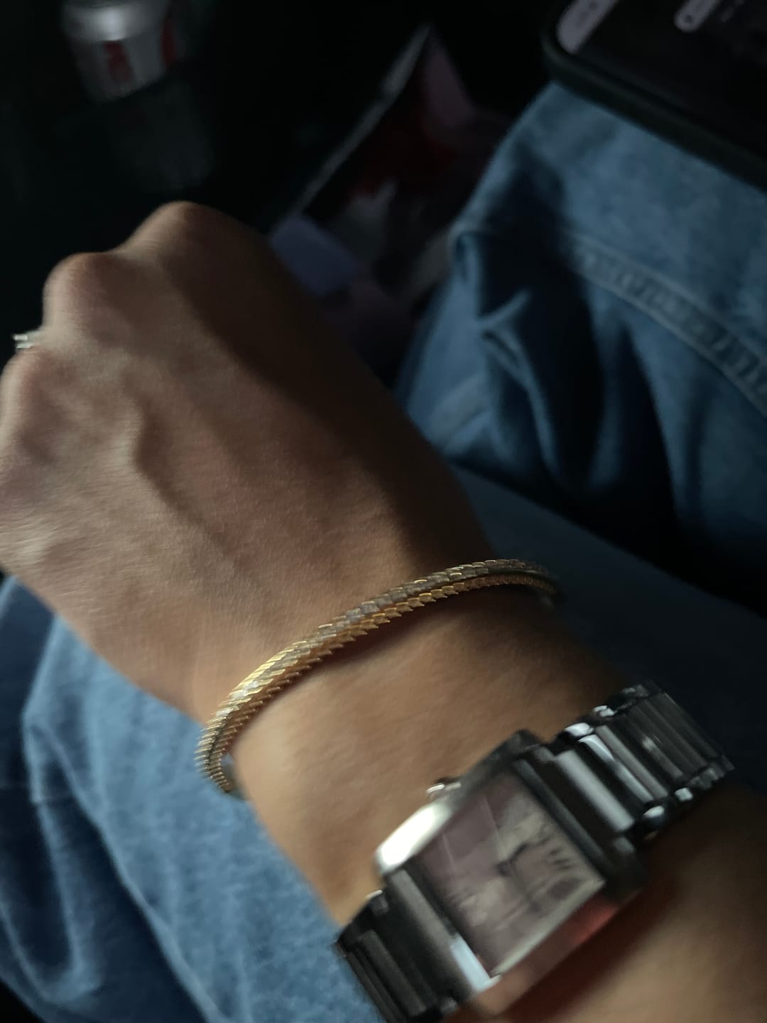 Customer photo review of Crested Bangle
