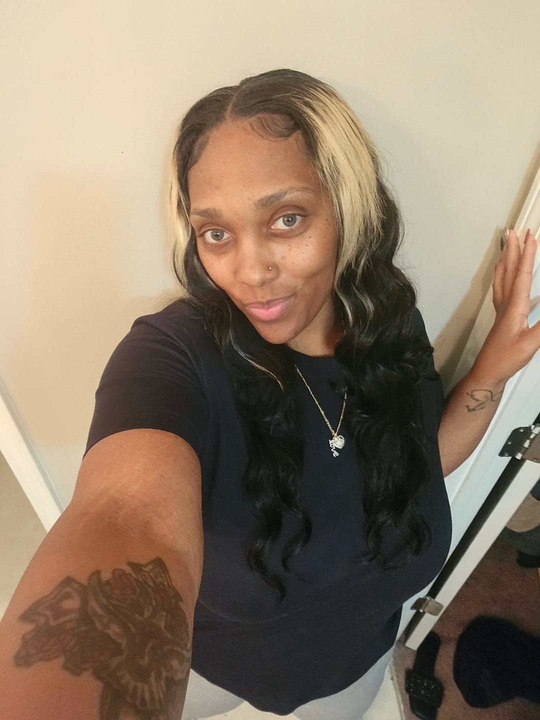 Customer photo review of Indian Wavy Bundle