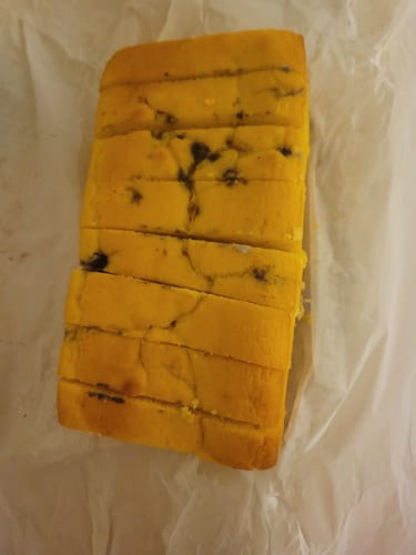 Customer photo review of Sugar Free Low Carb Keto Pound Cake Loaf