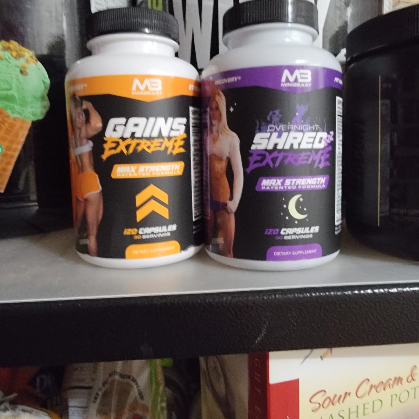 Customer photo review of Extreme Fat Burn / Muscle Build Stack
