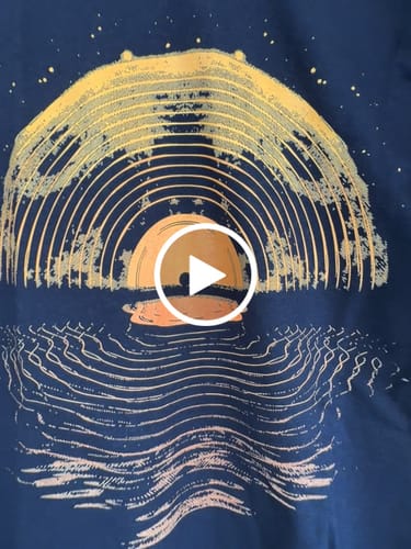 Customer video review of Record Reflection T-Shirt