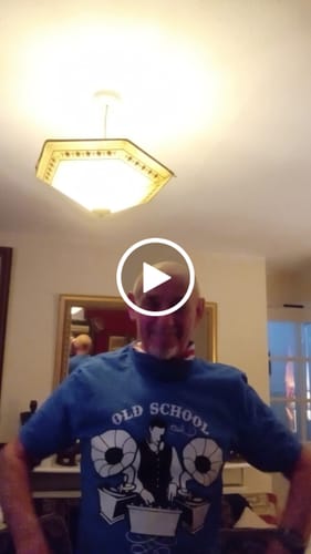Customer video review of Old School T-Shirt