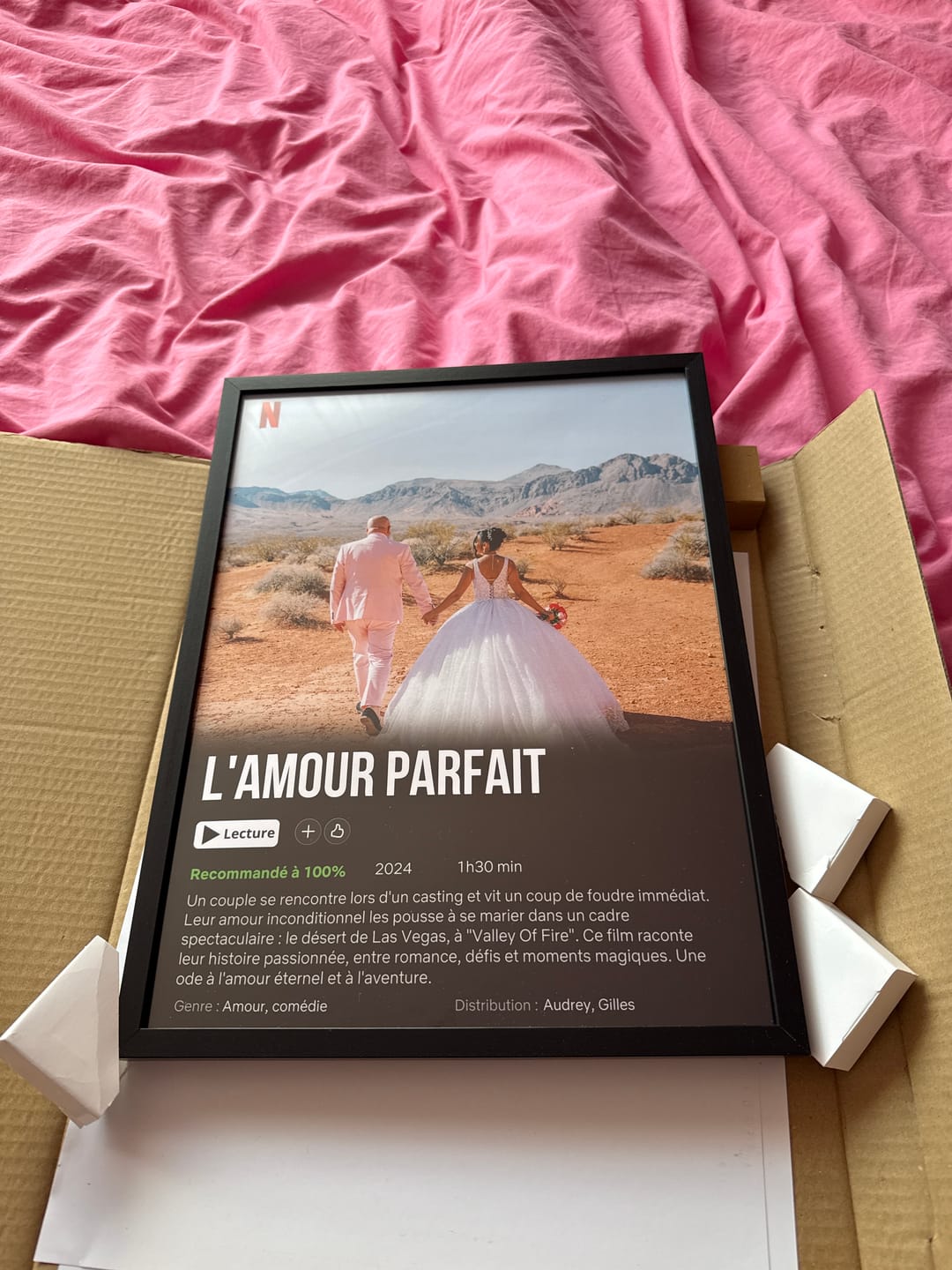 Customer photo review of Notre Propre Film - Affiche personnalisée