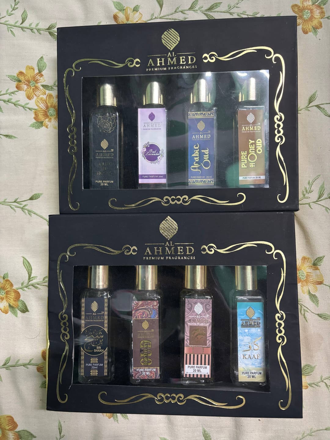 Customer photo review of AL AHMED 20ML SIGNATURE COMBO SET – KAAF | MARJ | BOMBAY OUD | BIN SHAIKH