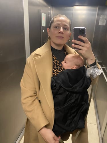 ביקורת עם תמונה מאת לקוח על Baby Carrier Cover