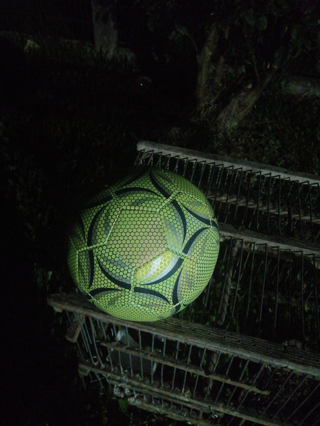 Customer photo review of Pelota Luminosa Glow Brilla en la Oscuridad Marca Luminus