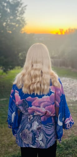 Customer photo review of Blue Moon Design Kimono