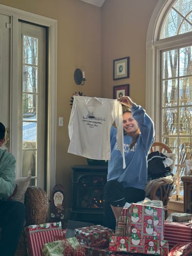 Customer photo review of Women's Custom Quarter Zip Performance Pullover