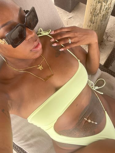Customer photo review of Naomi 2.0 One Piece Swimsuit - Pistachio