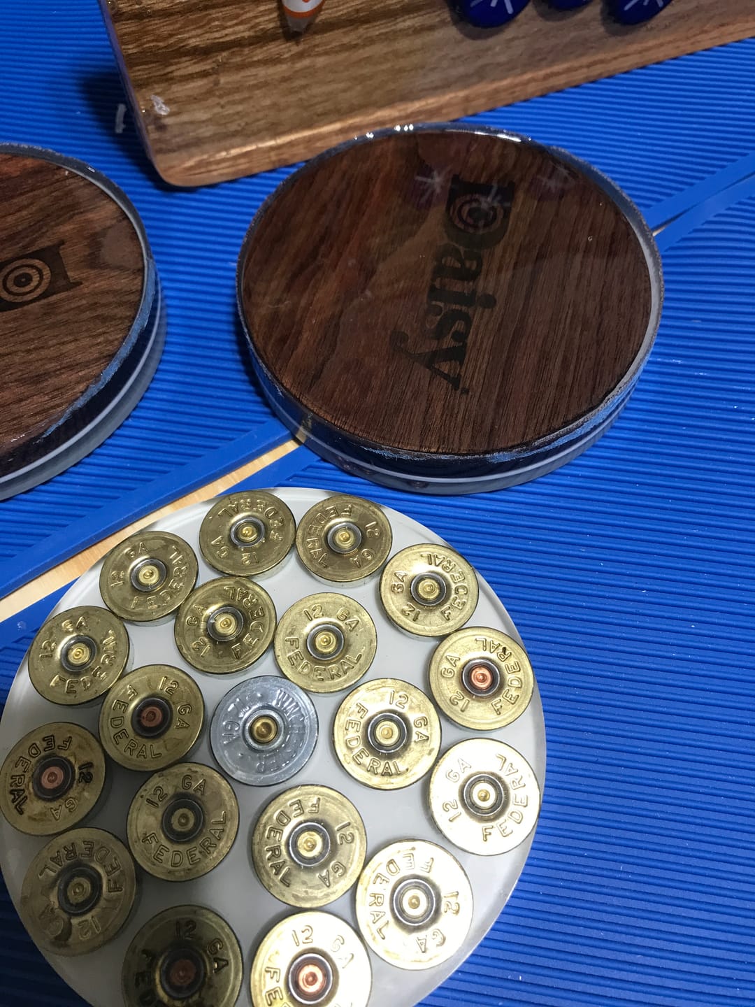 Customer photo review of 4.5x1" Thick 4 Coaster Silicone Mold - Round