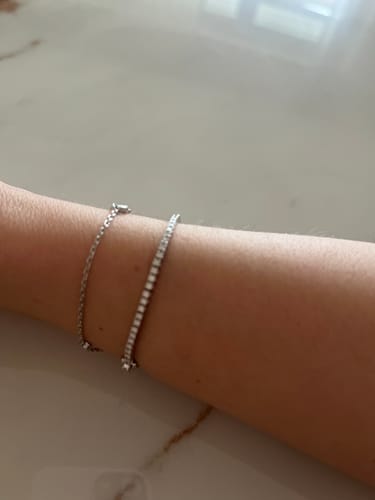 Customer photo review of Diamond Tennis Bracelet