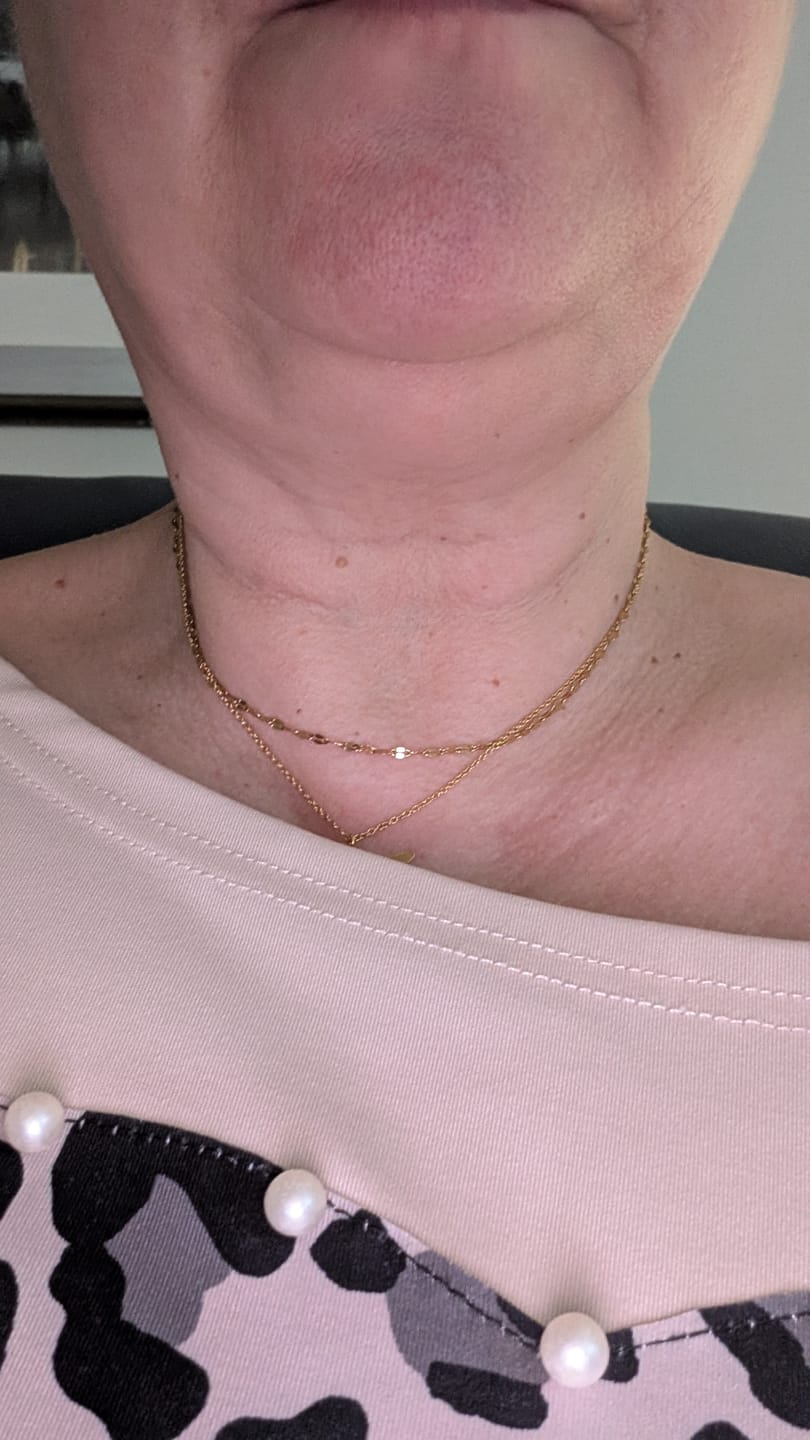 Customer photo review of Dainty Necklace