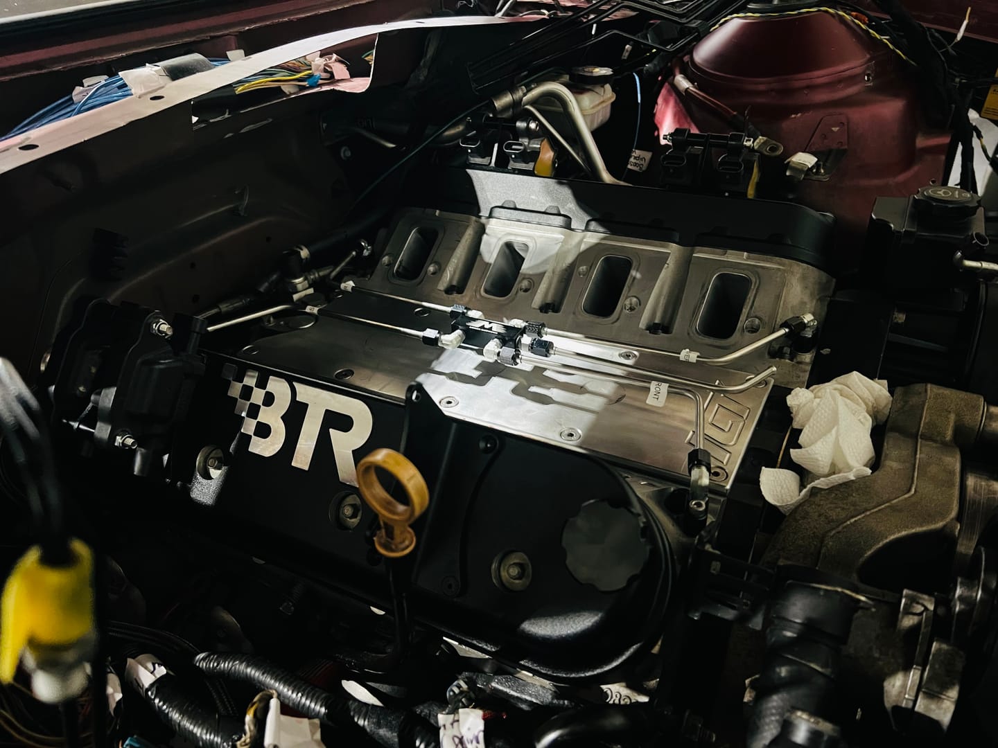 Customer photo review of Motion Raceworks LS Stainless Coolant Crossover Steel Steam Vent Kit 10-10005