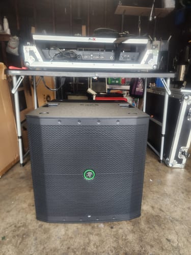 Customer photo review of Mackie Thump118S, 18-Inch 1400 Watt Powered Subwoofer