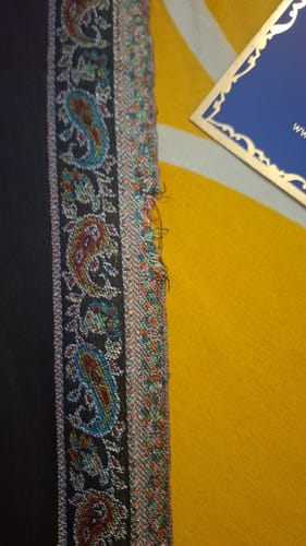 Customer photo review of Pashtush Mens Ethnic Fine Extra Soft Stole (70 X 200 Cm ) Black