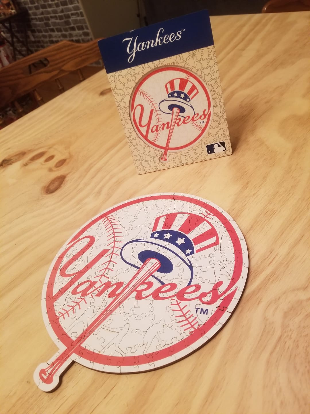 Customer photo review of New York Yankees™ - Wooden Puzzle
