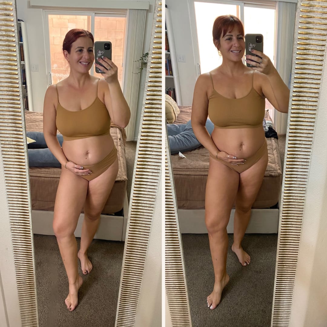 Customer photo review of Ultra Dark Self-Tanning Mousse