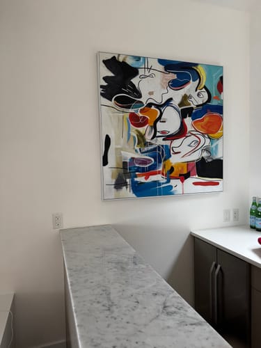 Customer review photo for ABSTRACT GRAFFITI ART #GA055