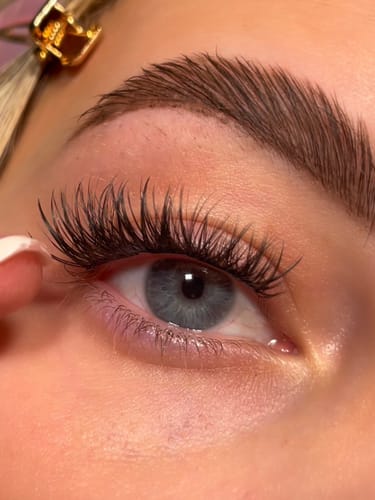 Customer photo review of Lazy Girl Glue Strips