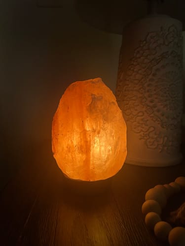 Customer photo review of Original Himalayan Salt Lamp (Medium)